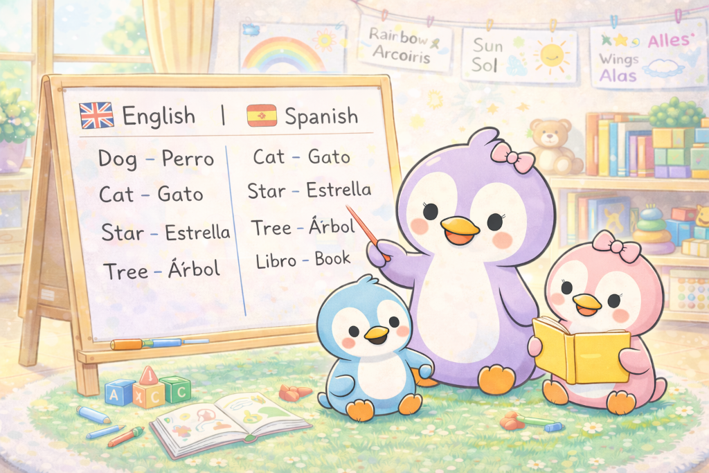 Bilingual Learning — Happy & Feliz